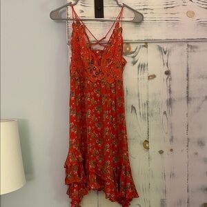Free People Floral Adella Slip